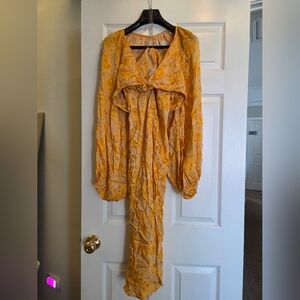 Jen's Pirate Booty Yellow Maxi Dress